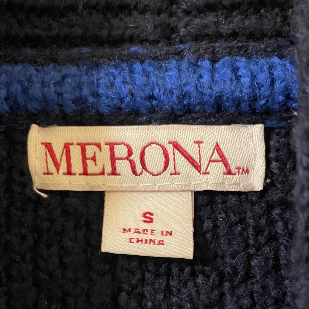 Merona Dark Blue Knit Sweater - Picture 2 of 6
